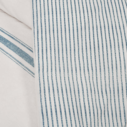 Lush Decor Farmhouse Stripe 3 Piece Duvet Cover Set