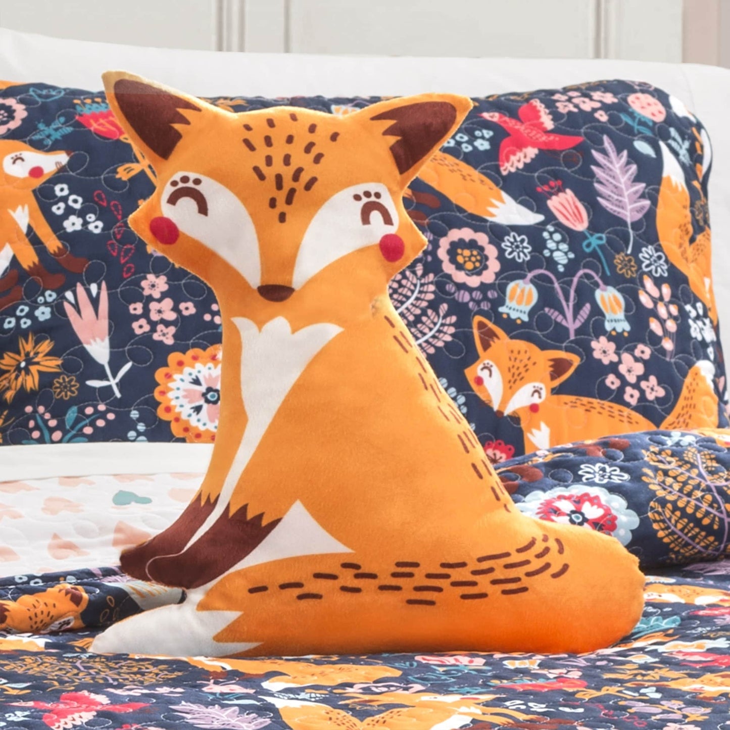 Lush Decor Pixie Fox 4-piece Quilt Set