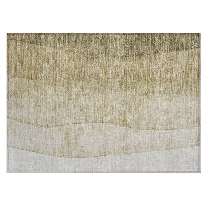 Tapis Chantille contemporain ombré lavable en machine pour intérieur/extérieur