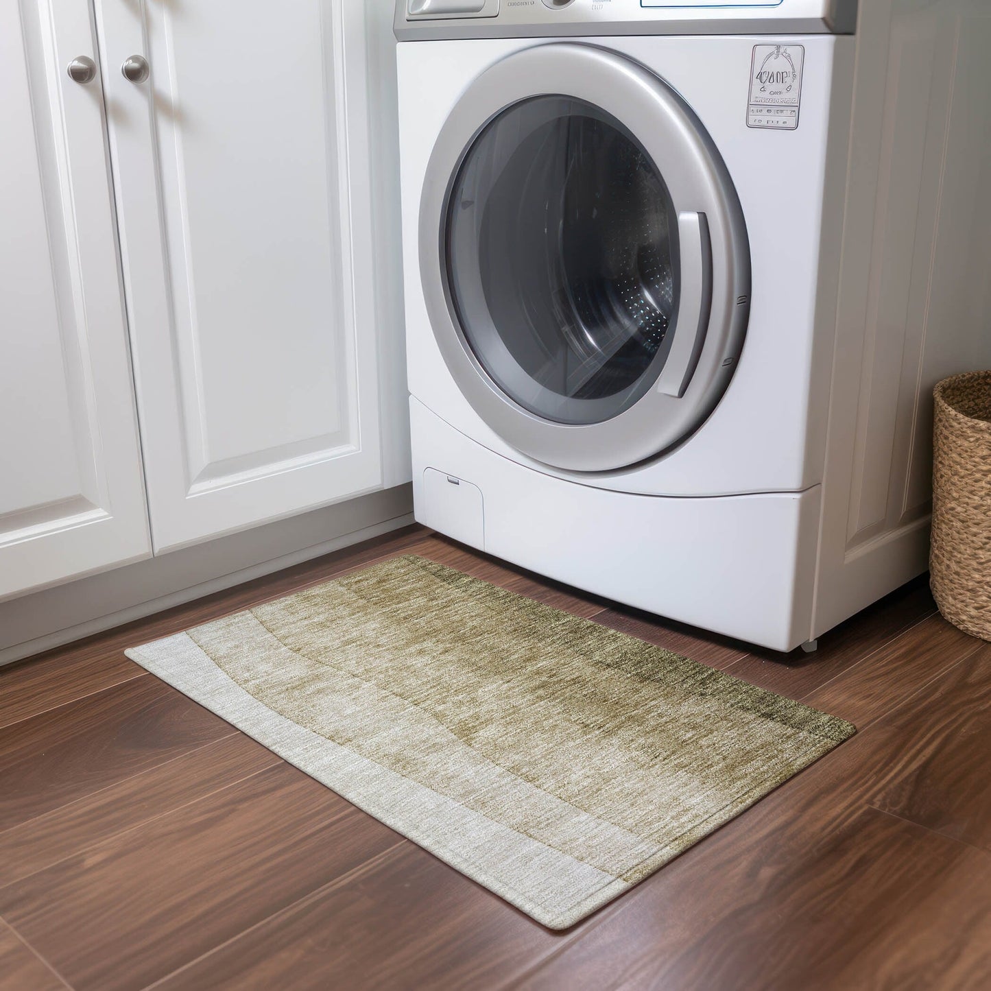 Tapis Chantille contemporain ombré lavable en machine pour intérieur/extérieur