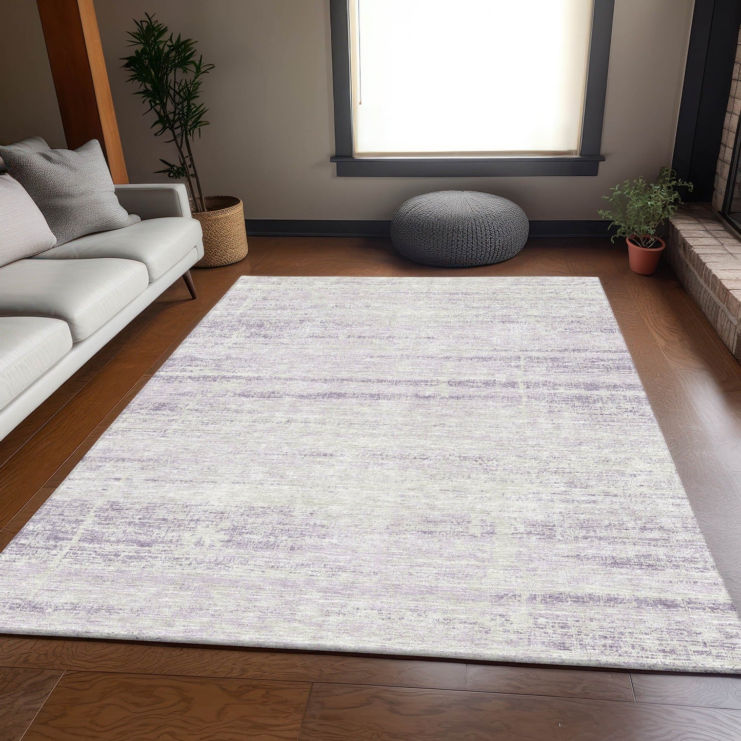 Tapis Chantille Ombre uni lavable en machine pour intérieur/extérieur
