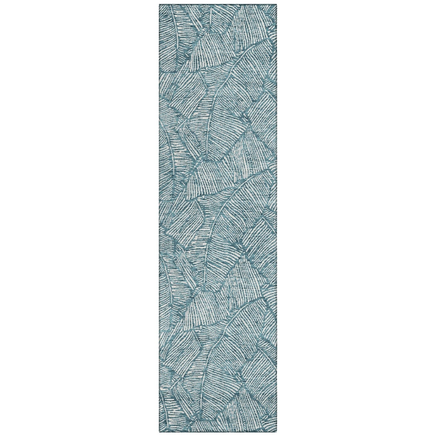 Tapis Chantille Tropical Palm lavable en machine pour intérieur/extérieur