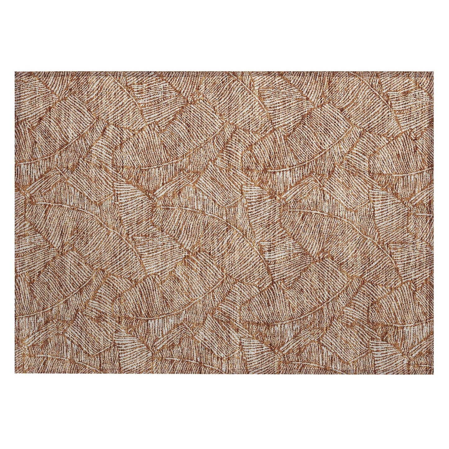 Tapis Chantille Tropical Palm lavable en machine pour intérieur/extérieur