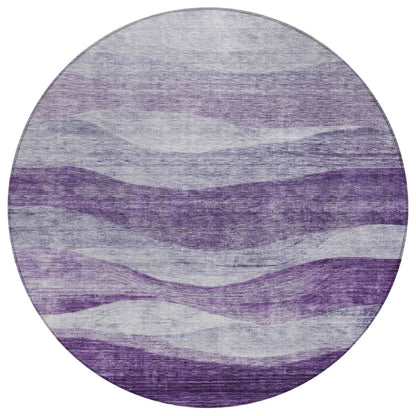 Tapis Chantille contemporain à vagues, lavable en machine, pour intérieur et extérieur