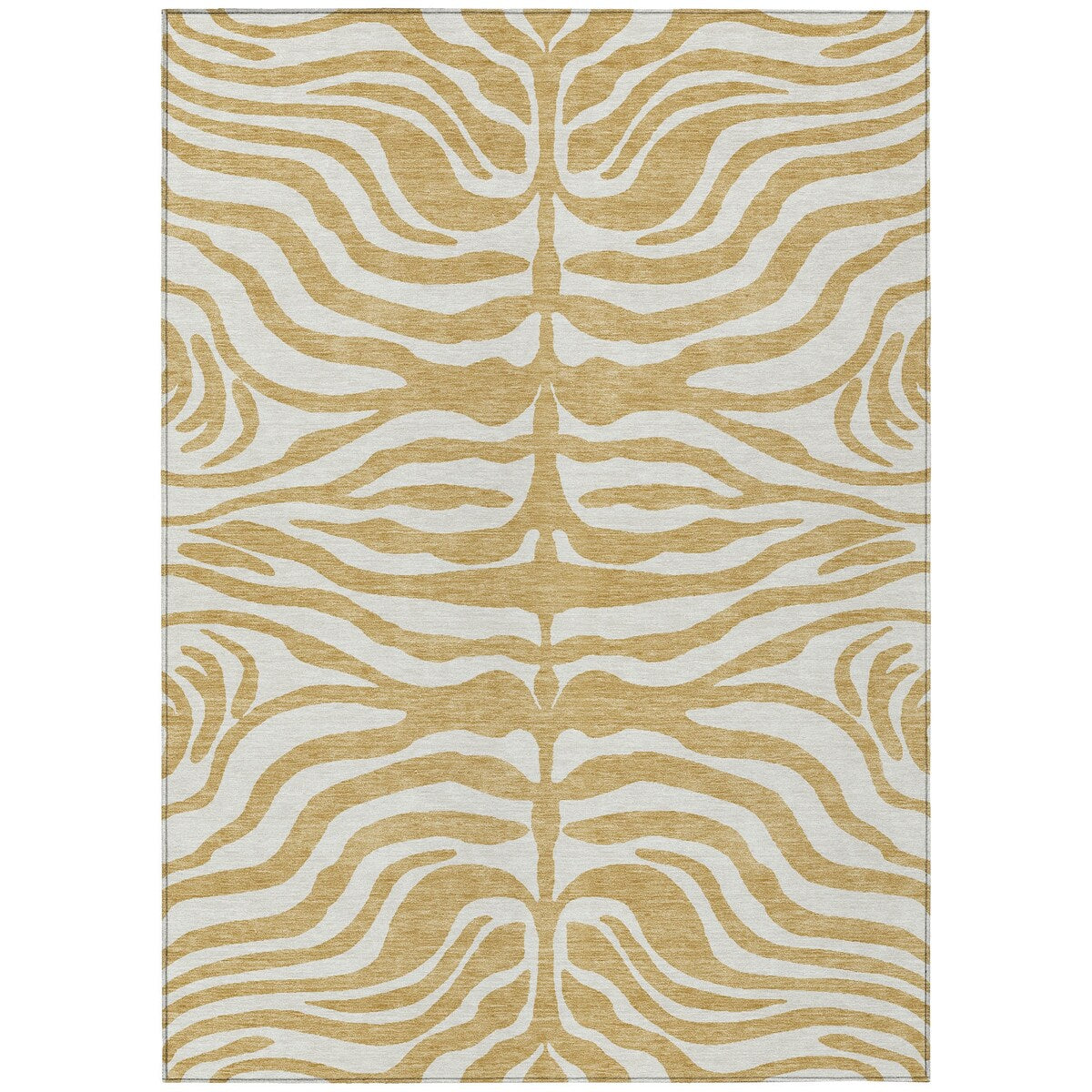Tapis Chantille moderne à motif animal, lavable en machine, pour intérieur et extérieur