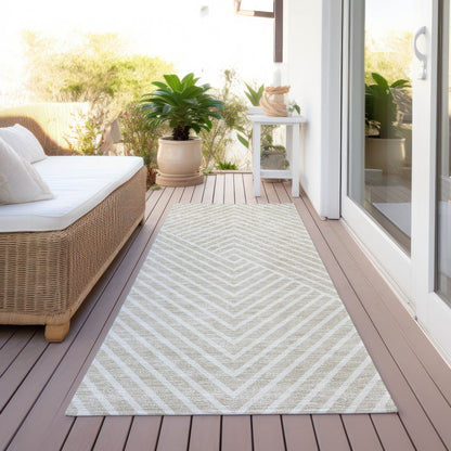 Tapis Chantille géométrique moderne lavable en machine pour intérieur/extérieur