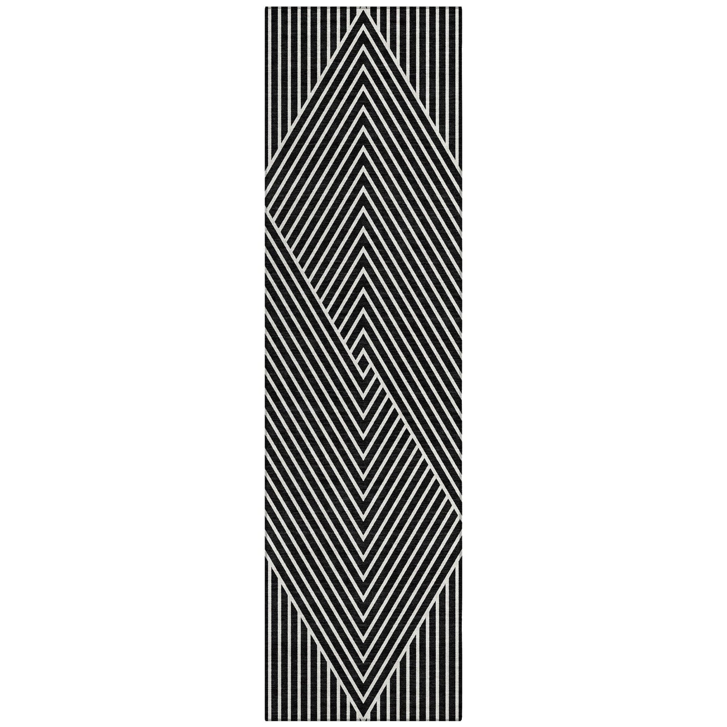 Tapis Chantille géométrique moderne lavable en machine pour intérieur/extérieur