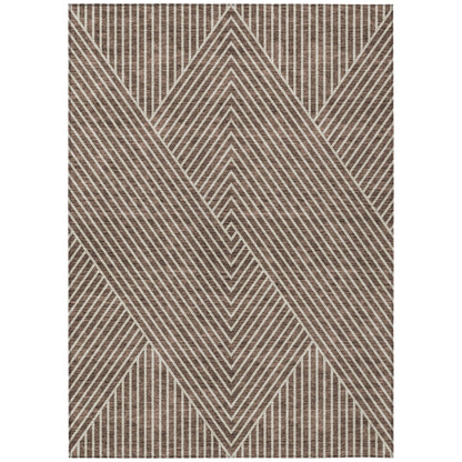 Tapis Chantille géométrique moderne lavable en machine pour intérieur/extérieur
