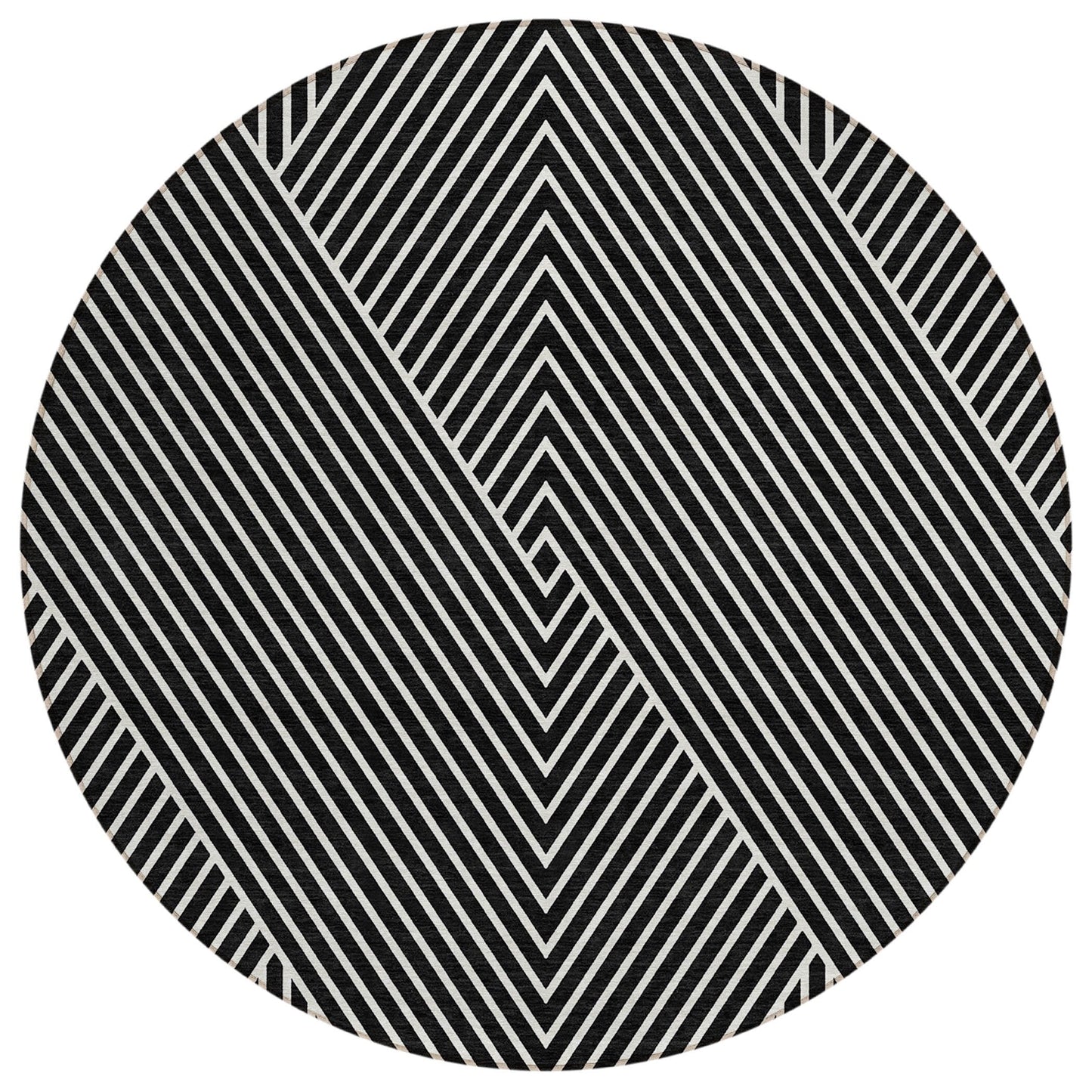 Tapis Chantille géométrique moderne lavable en machine pour intérieur/extérieur