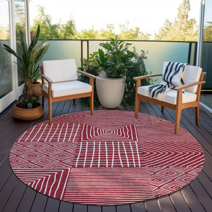 Tapis moderne en mosaïque Chantille lavable en machine pour intérieur/extérieur