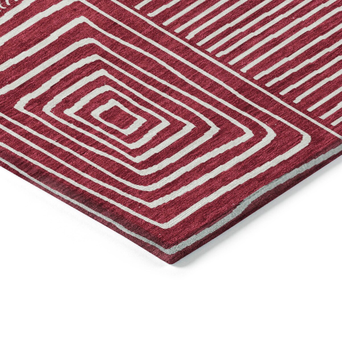 Tapis moderne en mosaïque Chantille lavable en machine pour intérieur/extérieur