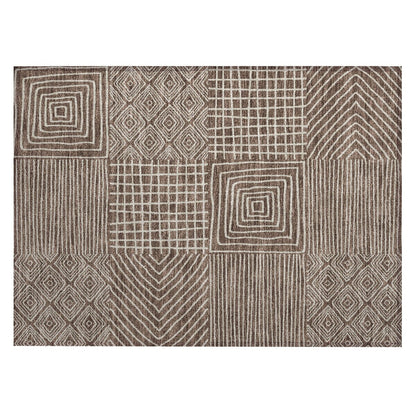 Tapis moderne en mosaïque Chantille lavable en machine pour intérieur/extérieur