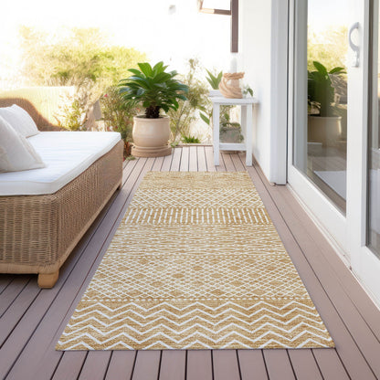 Tapis Chantille à rayures modernes, lavable en machine, pour intérieur et extérieur