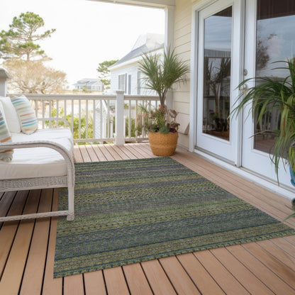 Tapis Chantille à rayures marocaines lavable en machine pour intérieur/extérieur