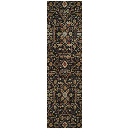 Tapis persan traditionnel en chantille lavable en machine pour intérieur/extérieur