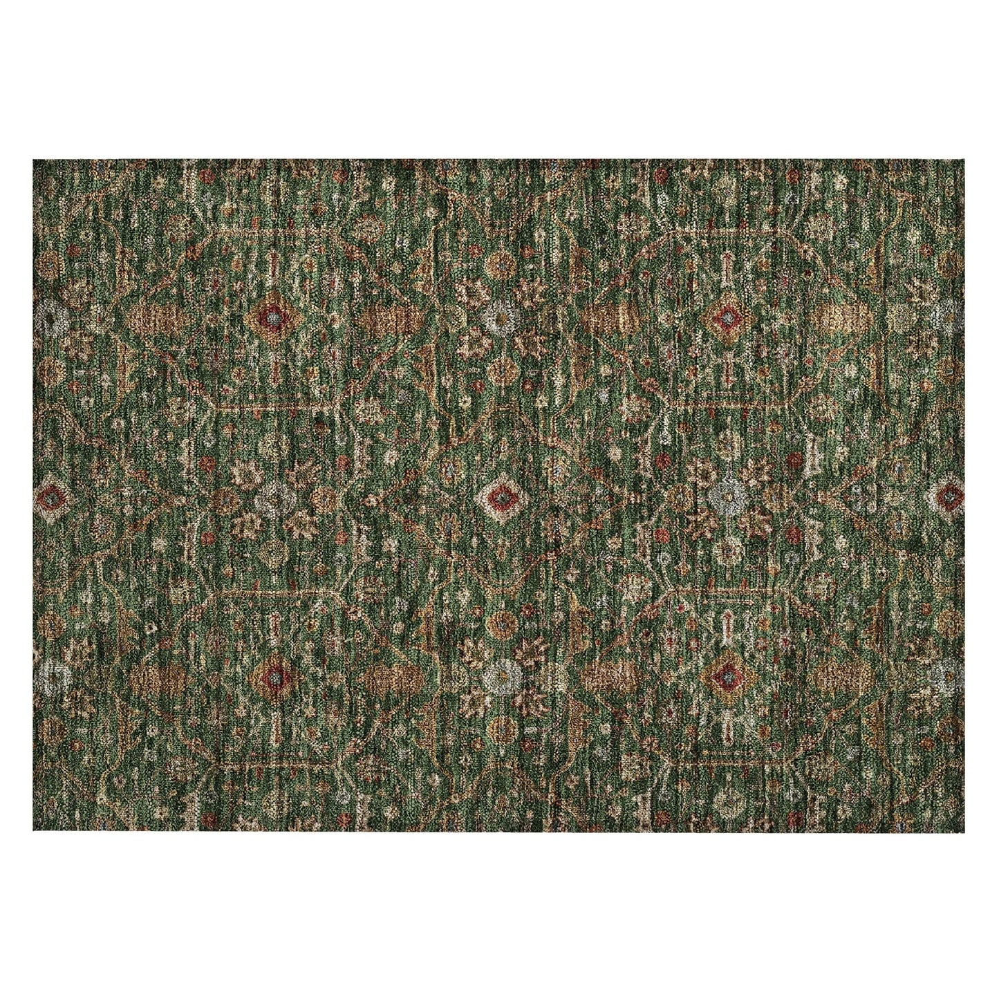 Tapis persan traditionnel en chantille lavable en machine pour intérieur/extérieur