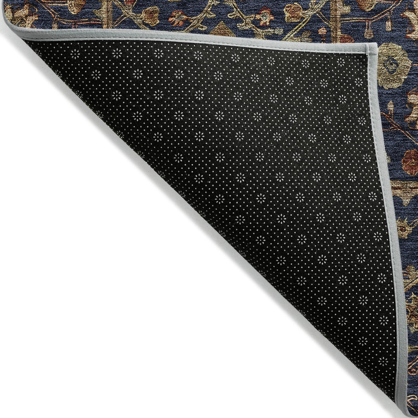 Tapis persan traditionnel en chantille lavable en machine pour intérieur/extérieur