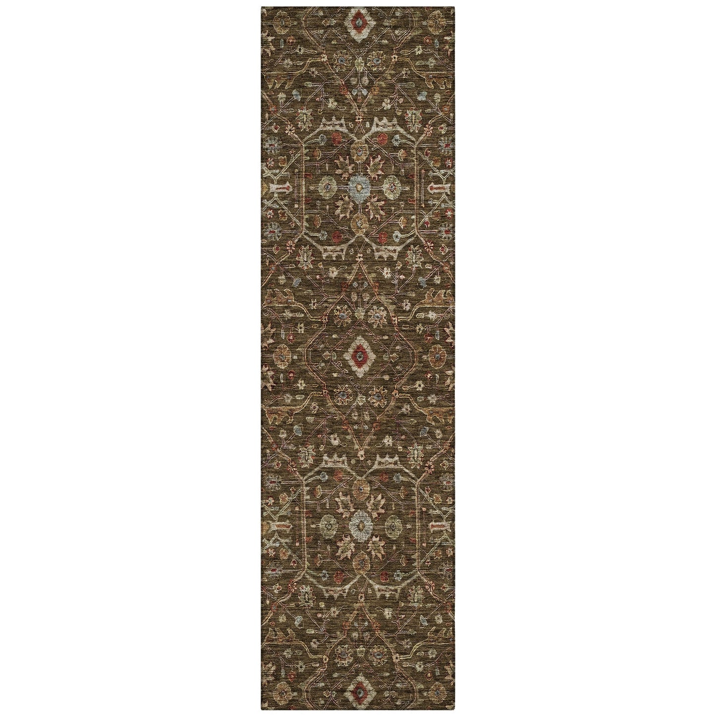 Tapis persan traditionnel en chantille lavable en machine pour intérieur/extérieur