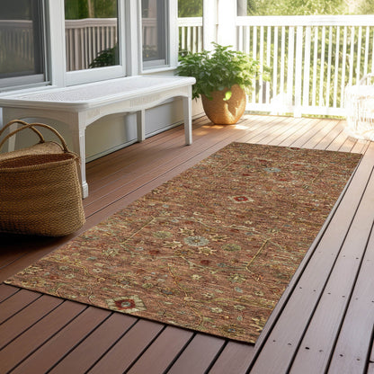 Tapis persan traditionnel en chantille lavable en machine pour intérieur/extérieur