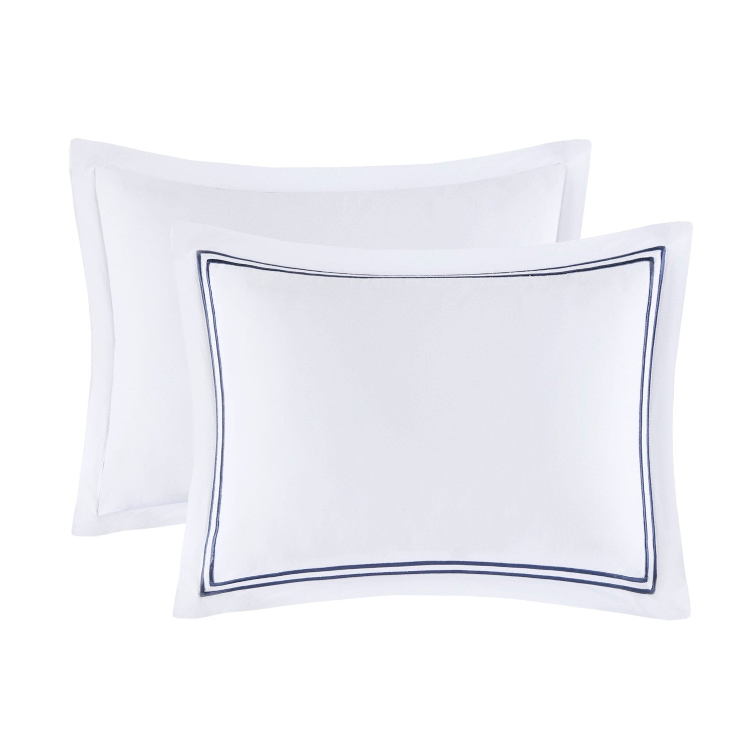 Parure de lit Madison Park Signature 500 fils au pouce carré, 100 % satin de coton brodé, collection de luxe