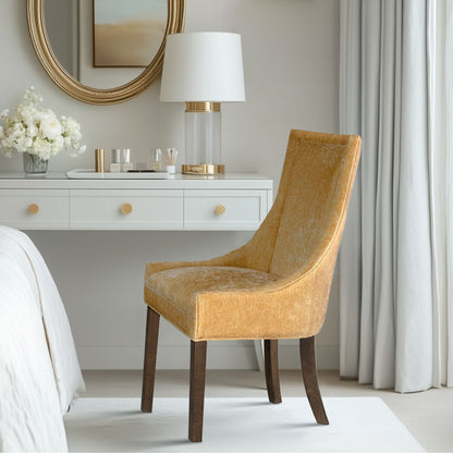 Chaises de salle à manger rembourrées Madison Park Signature Ultra avec pieds en bois (lot de 2) - N/A