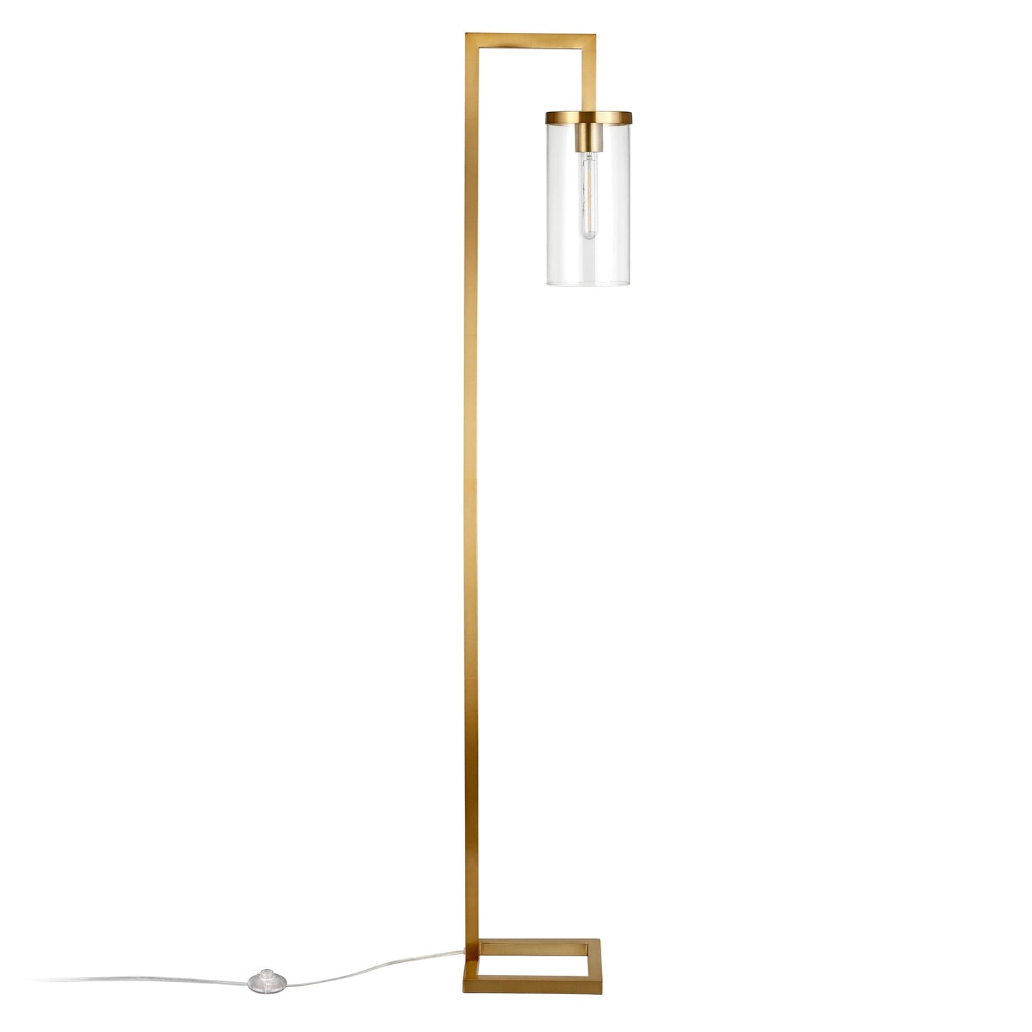 Malva 67.75 Tall Floor Lamp with Glass Shade - 11 Wide