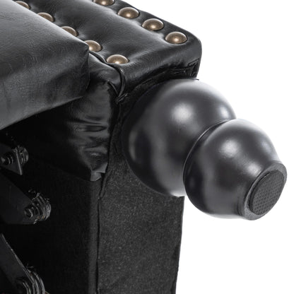 Fauteuils inclinables manuels avec garniture cloutée