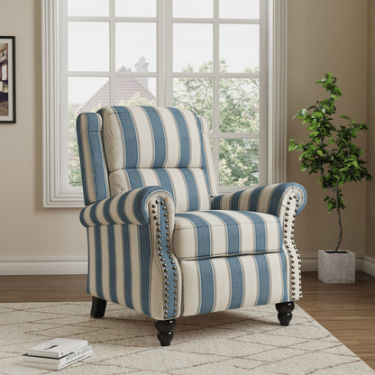 Fauteuils inclinables manuels avec garniture cloutée