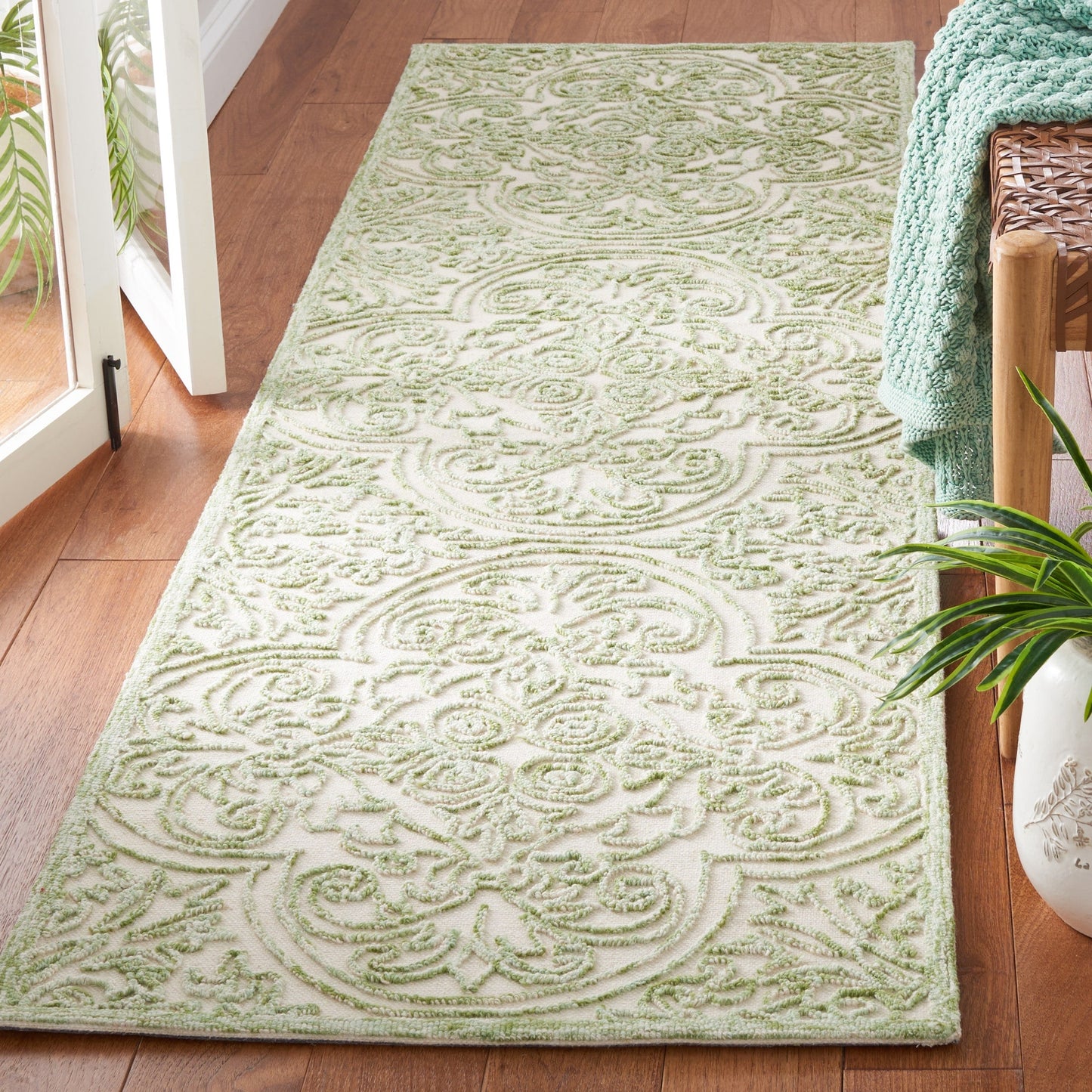 Tapis en laine Leopolda fait main Martha Stewart par SAFAVIEH