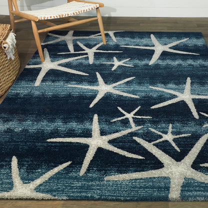 Tapis Martin Coastal Starfish Stripe