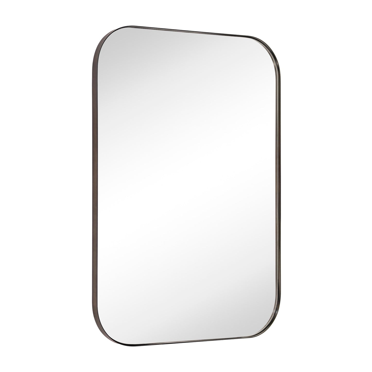 TEHOME Mid-Century Modern Chic Metal Rounded Wall Mirrors