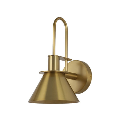 Mid-century Modern 1-Light Cone Wall Sconce - 7in Bedroom Light