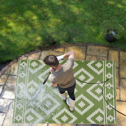 Tapis d'extérieur Milan Design 100 % écologique en plastique léger