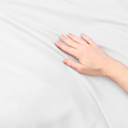 Superior 300-Thread Count Cotton Percale Duvet Cover Set