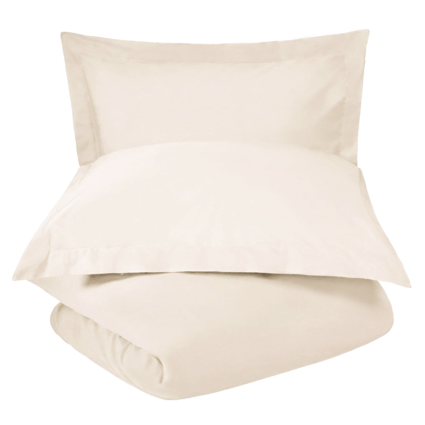 Superior 300-Thread Count Cotton Percale Duvet Cover Set
