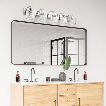 Modern Crystal Bathroom Vanity Lights Dimmable Wall Sconces