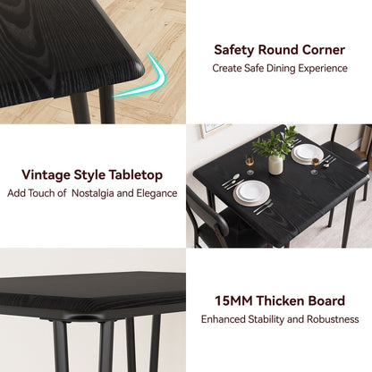 Modern kitchen Dinner Table Set for Dining Room - 3-Piece