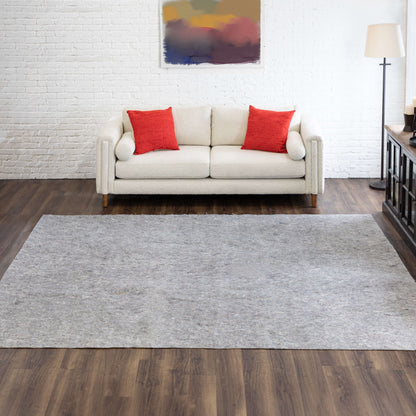 Tapis de sol Mohawk Home adapté aux animaux de compagnie, anti-taches, réversible et antidérapant - Gris