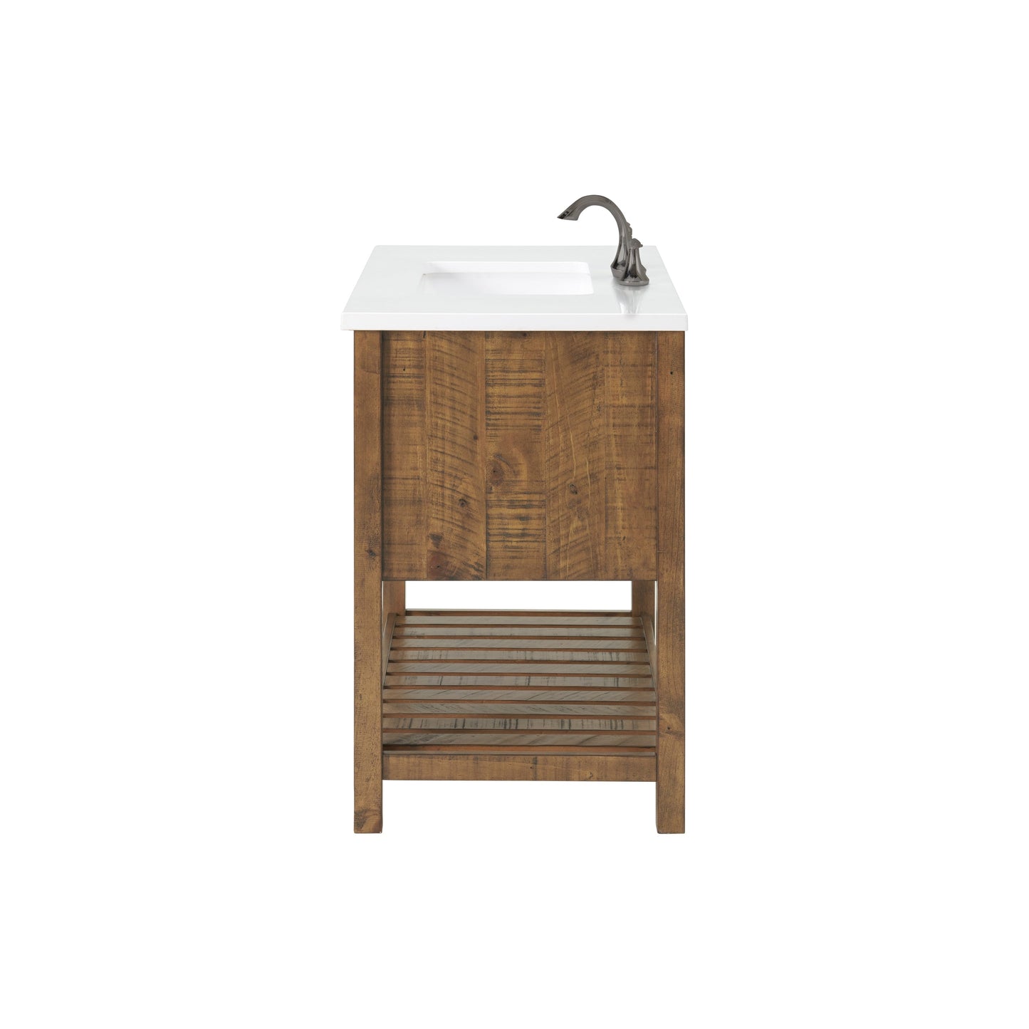 Meuble-lavabo simple de style ferme Monterey 37 avec dessus
