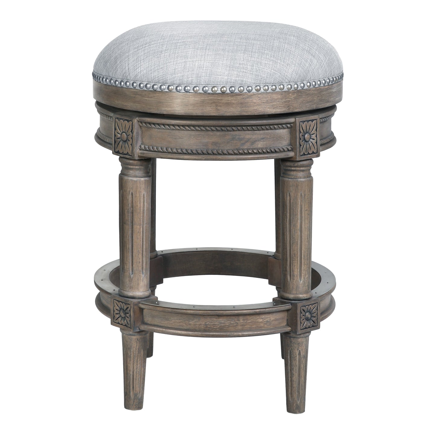 Tabouret de bar pivotant sans dossier Chapman 26 pouces de New Ridge Home Goods - Hauteur comptoir
