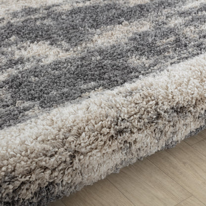 Noori Rug Lux Madison Tapis à poils longs abstrait 5,1 cm