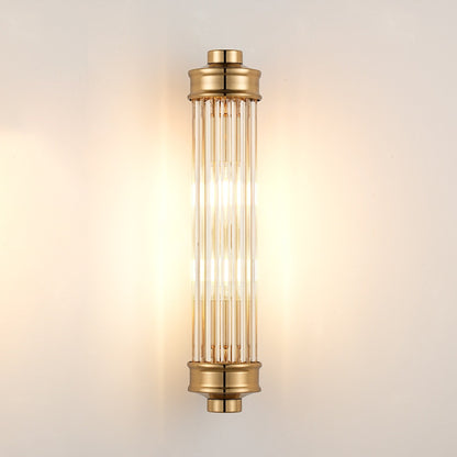 Nordic Postmodern Wall Sconce, European Wall Light in Simple Vintage Glass Crystal