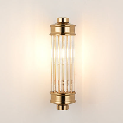 Nordic Postmodern Wall Sconce, European Wall Light in Simple Vintage Glass Crystal