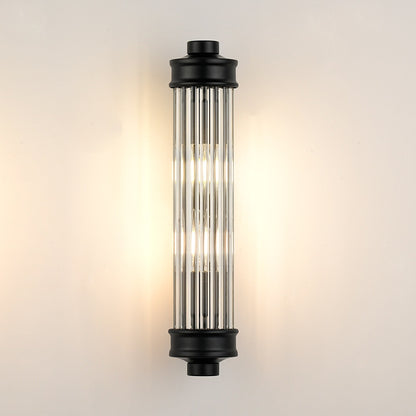 Nordic Postmodern Wall Sconce, European Wall Light in Simple Vintage Glass Crystal