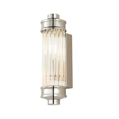 Nordic Postmodern Wall Sconce, European Wall Light in Simple Vintage Glass Crystal
