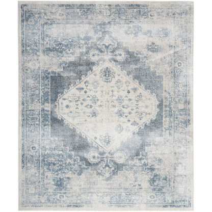 Tapis persan vieilli Nourison Abby, lavable en machine, pour intérieur uniquement.