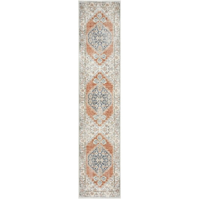 Tapis persan vieilli Nourison Abby, lavable en machine, pour intérieur uniquement.