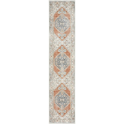 Tapis persan vieilli Nourison Abby, lavable en machine, pour intérieur uniquement.