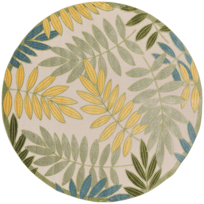 Tapis d'intérieur/extérieur à motif floral Nourison Alice