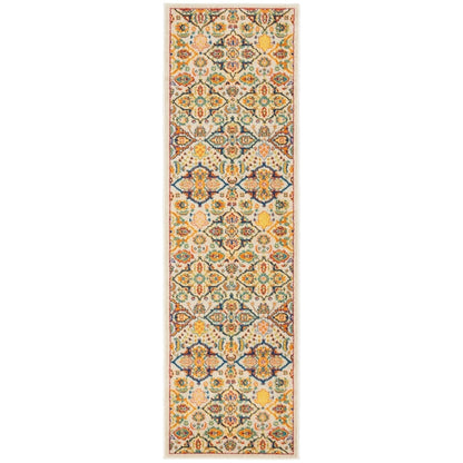 Tapis Nourison Allur contemporain bohème à médaillon floral